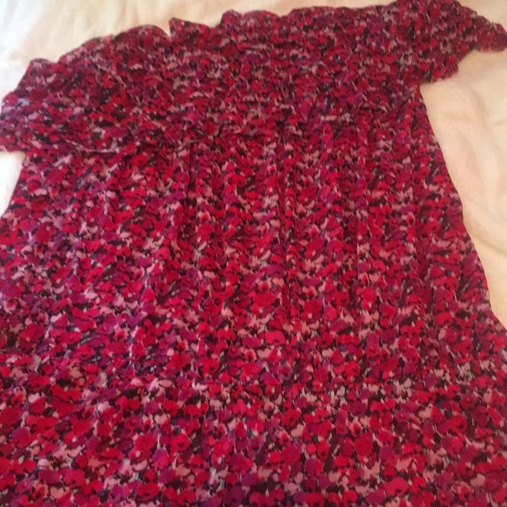 Floral one shoulder